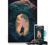 Rompecabezas de fantasía Mundos Místicos para Adultos, 1000 Piezas, Juguete para ejercitar la Mente, Alivio del estrés, diseño para armar, Regalo Encantador (38x26cm)
