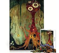 Rompecabezas de fantasía Surrealista con diseño de casa en el árbol para Adolescentes, 1000 Piezas, Juguete de lógica Pura, Tranquilo, Sereno, Limpio, decoración de Pared 38x52cm