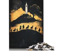 Rompecabezas de fantasía «Viaje a la Torre» para Adultos, 1000 Piezas, Alto desafío, Rompecabezas de Papel, Regalo, Juegos Familiares, 38 x 26 cm / 1000 Piezas