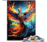 Rompecabezas de Fénix de Fantasía en Color para Adolescentes (1000 Piezas), Apto para Mayores de 14 años, Decoración de Pared, Regalo de Cumpleaños de Navidad (50x75cm)