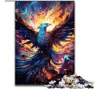 Rompecabezas de Fénix de Fantasía en Color para Adultos y Adolescentes, Juego Familiar Antiestrés, Desafío Difícil, Excelentes Regalos y Juguetes (26x38cm)