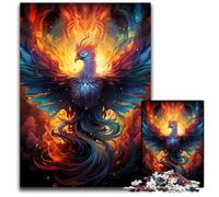Rompecabezas de Fénix de Fuego de 1000 Piezas para Adultos y Adolescentes Ideal para una Noche de Juegos en Familia un Regalo Que estimula el Cerebro (1000 Piezas 38 x 26 cm)