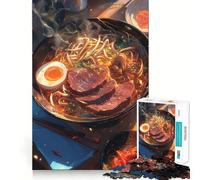 Rompecabezas de Fideos Ramen para Adolescentes, 1000 Piezas, lógica Clara, Juguete, Juego Lento, Disfruta, Corte, Sorpresa de cumpleaños (38x52cm)