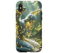 Rompecabezas de figura angélica de fantasía Carcasa para iPhone X/XS