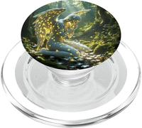 Rompecabezas de figura angélica de fantasía PopSockets PopGrip para MagSafe