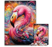 Rompecabezas de Flamenco de 1000 Piezas, Rompecabezas difícil para Adultos y Adolescentes, Noche de Juegos en Familia, Idea de Regalo para estimular el Cerebro, 26x38cm/10,23x14,96 Pulgadas