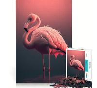 Rompecabezas de Flamenco Rosa de 1000 Piezas para Adultos Rompecabezas Mental Arte Relajante para armar (50x75cm)