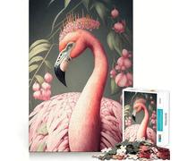 Rompecabezas de Flamenco Rosa para Adolescentes, 1000 Piezas, Rompecabezas Mental, Juego Casual y Relajante, Regalo conmovedor (50x75cm)