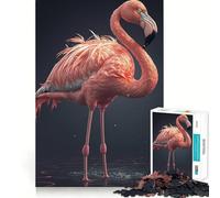 Rompecabezas de flamencos Rosas de 1000 Piezas para Adolescentes Juguete de lógica con Forma de Tren para aliviar el estrés Corte Suave Regalo Memorable (38x26cm)