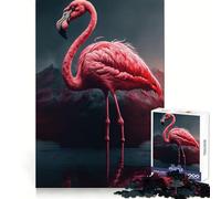 Rompecabezas de flamencos Rosas de 1000 Piezas para Adolescentes Juguete Mental para Momentos de Paz Corte Premium Regalo artístico (38x26cm)