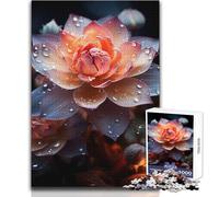 Rompecabezas de Flor de Loto mágica para Adultos, 1000 Piezas, Divertido Juego de Aprendizaje para Entrenar el Cerebro, Gran Regalo Sorpresa único, tamaño 38x52cm