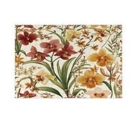 Rompecabezas de flores de orquídeas de primavera para adultos, 300 piezas, rompecabezas de madera vintage con flores silvestres, decoración impresa estética para creatividad