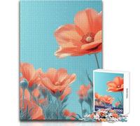 Rompecabezas de Flores en Primer Plano, 1000 Piezas para Adolescentes, Juego de Aprendizaje de Pensamiento estratégico, Regalo Ideal y significativo para Cualquier Evento, tamaño 38x52cm