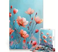 Rompecabezas de Flores Naranjas de 1000 Piezas para Adultos Regalos para Mejorar la Memoria y Relajarse mentalmente Corte Premium Sorpresa cálida (38x52cm)