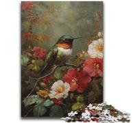 Rompecabezas de Flores y pájaros de 2000 Piezas para Adolescentes, Juego de Preguntas y respuestas, decoración de Pared, cumpleaños y Navidad (70x100cm)
