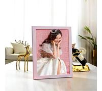 Rompecabezas de fotos personalizado de tu propia imagen/foto rectangular de corazón personalizado de 35 a 128 piezas para familias/mascotas/amigos, rompecabezas de madera para San Valentín, cumpleaños