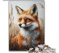 Rompecabezas de Fox Art para Adolescentes, 1000 Piezas, Apto para Mayores de 14 años Diversión en Familia Toda la Familia (26x38cm)