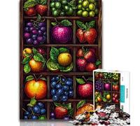 Rompecabezas de Frutas para Adultos y Adolescentes, 1000 Piezas, Juguetes educativos, antiestrés, con Papá Noel, 50x75cm