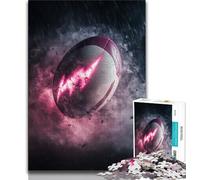 Rompecabezas de fútbol Americano de 1000 Piezas: Ayuda a ejercitar el Cerebro, Juguetes adictivos para Cultivar la Paciencia, Juego de desafío único, 38x26cm