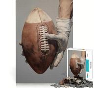 Rompecabezas de fútbol Americano para Adultos,1000 Piezas,Juego de Habilidad y Pensamiento,Troquelado de Alta precisión,desafío entretenido para el Tiempo Libre (38x52cm)