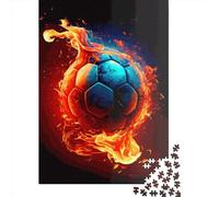 Rompecabezas de fútbol de 500 Piezas, Colorido, de Madera, Juego Educativo para Adultos (52 x 38 cm).