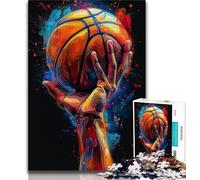 Rompecabezas de fútbol para Adolescentes Pintura al óleo 1000 Piezas para Adultos Regalos Juguetes Juegos educativos Alivio del estrés Mejora el Amor en Pareja 38x26cm