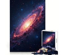 Rompecabezas de Galaxia Espiral de 1000 Piezas para Adolescentes Juguete para ejercitar la Mente, Relajante y Divertido Diseño para armar 50x75cm