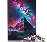 Rompecabezas de Galaxia Triangular: desafiante y Estimulante, de cartón 100% Reciclado, Ideal para Adultos y Adolescentes, Regalo de cumpleaños, 1000 Piezas (75 x 50 cm)