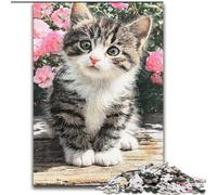 Rompecabezas de Gatitos para Adultos, 1000 Piezas, Juegos educativos, decoración del hogar, Regalo para Toda la Familia (26x38cm)