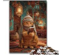 Rompecabezas de Gato Abstracto de 2000 Piezas para Adultos y Adolescentes, un desafío difícil y antiestrés para la decoración del hogar para Mayores de 14 años 70x100cm