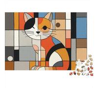 Rompecabezas de Gato Adorable, Divertido Juego Educativo Apto para Toda la Familia. Dificultad Alta, Pero no Aburrido. 300 Piezas (40 x 28 cm).