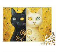Rompecabezas de Gato Adorable, Juegos de Rompecabezas desafiantes, Ideas de Regalo para Hombres y Mujeres, diversión Familiar, 500 Piezas (52 x 38 cm)