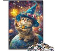 Rompecabezas de Gato Mago para Adultos, 2000 Piezas, desafío de Inteligencia Cerebral, Juguetes adictivos, Regalos de cumpleaños para Mayores de 14 años (70x100cm)