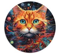 Rompecabezas de Gatos Coloridos y difíciles para Adultos. Rompecabezas de 1000 Piezas para Adultos, Regalo para un desafío Mental. Actividad educativa para Adolescentes 67,5 x 67,5 cm.