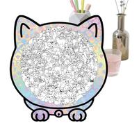Rompecabezas de gatos para adultos | Decoración Linda Y Divertida Con Marco Para Foto,135 Piezas Rompecabezas De Madera Con Caja De Almacenamiento,para Juego Familia Amantes Animales Decoración Salón