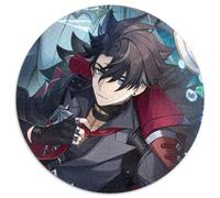 Rompecabezas de Genshin Impact de 1000 Piezas para Adultos, Rompecabezas Redondos de 1000 Piezas para Adultos, Regalo de desafío Mental, Actividad educativa para Adolescentes, 67,5 x 67,5 cm
