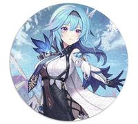 Rompecabezas de Genshin Impact EULA Lawrence para Adultos, 1000 Piezas, Redondo, para Actividades Familiares, Juegos de ingenio, decoración del hogar, Regalo navideño, 67,5 x 67,5 cm
