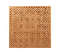 Rompecabezas de geometría artística, rompecabezas de madera, juego de estimulante para la concentración, piezas lisas de alta calidad, ideal para mujeres, hombres, adolescentes, ideal