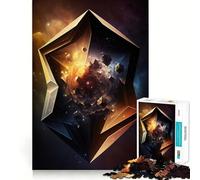 Rompecabezas de geometría Espacial difícil para Adultos, 1000 Piezas, Juguete Que desafía la Mente, Entretenimiento Suave, Corte preciso, Regalo Memorable (38x26cm)