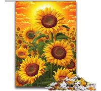 Rompecabezas de Girasoles de 2000 Piezas para Adultos y Adolescentes Interacción Entre Padres e Hijos para Reducir el estrés (70x100cm)