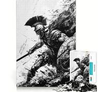 Rompecabezas de gladiadores Romanos de 1000 Piezas para Adolescentes Juguete de razonamiento y Habilidad Divertido y Relajante Corte preciso Regalo Ideal (38x52cm)