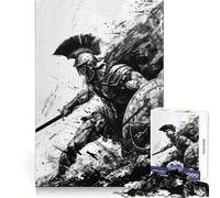 Rompecabezas de gladiadores Romanos de 1000 Piezas para Adolescentes, Juguete Mental para aliviar el estrés, Corte Premium, (50x75cm)