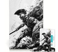 Rompecabezas de gladiadores Romanos de 1000 Piezas para Adolescentes, Juguete Mental para aliviar el estrés, Corte Premium, (50x75cm)