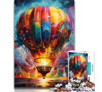 Rompecabezas de Globo aerostático de 1000 Piezas para Adultos y Adolescentes Juguete Educativo Toda la Familia 26x38cm