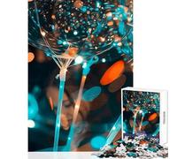 Rompecabezas de Globos con Luces LED de 1000 Piezas para Adolescentes Estimula la Mente y el Cerebro Actividad Divertida Suave y Relajante (38x52cm)