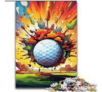 Rompecabezas de Golf Colorido de 1000 Piezas. Actividad para fomentar la unión Familiar Fiestas y cumpleaños. Tamaño: 38x26cm.