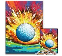 Rompecabezas de Golf Colorido de 1000 Piezas para Adultos, Ideal para Parejas, Navidad, Año Nuevo y San Valentín, 26x38cm/10,23x14,96 Pulgadas.