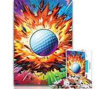 Rompecabezas de Golf Coloridos para Adultos, 1000 Piezas, para Adolescentes, Juegos Familiares, cumpleaños, 75x50cm