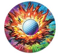 Rompecabezas de Golf Coloridos y difíciles para Adultos. Rompecabezas de 1000 Piezas para Adultos, Regalo para un desafío Mental. Actividad educativa para Adolescentes 67,5 x 67,5 cm.