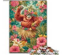 Rompecabezas de Gorila de la Selva para Adultos, 1000 Piezas, 50x75cm, cumpleaños, un desafiante Juego de ingenio